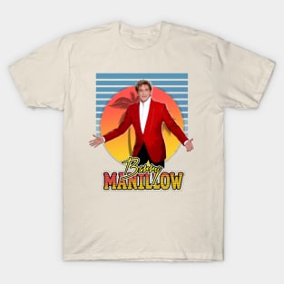 Retro Flyer Style Barry Manillow Fan Art T-Shirt